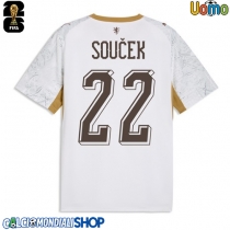 Maglie da calcio Repubblica Ceca Tomas Soucek #22 Seconda Maglia Mondiali 2026  Manica Corta